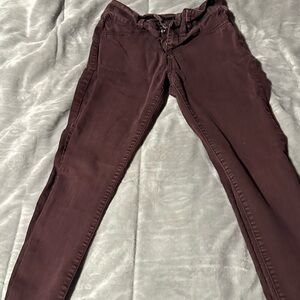 Lovesick Deep Burgundy Skinny Jeans